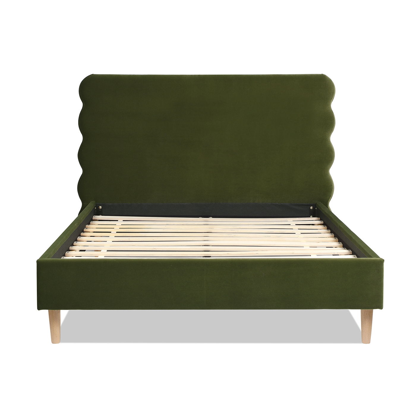Stockholm - Modern Wavy Headboard Platform Bed - The Sleep Loft - Online Mattress Showroom NYC