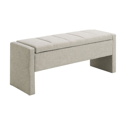 Modern Upholstered Large Bed End Bench With Storage - The Sleep Loft - Online Mattress Showroom NYC