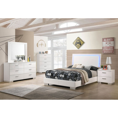 Felicity - LED Panel Bed With Built In Lighting - The Sleep Loft - Online Mattress Showroom NYC