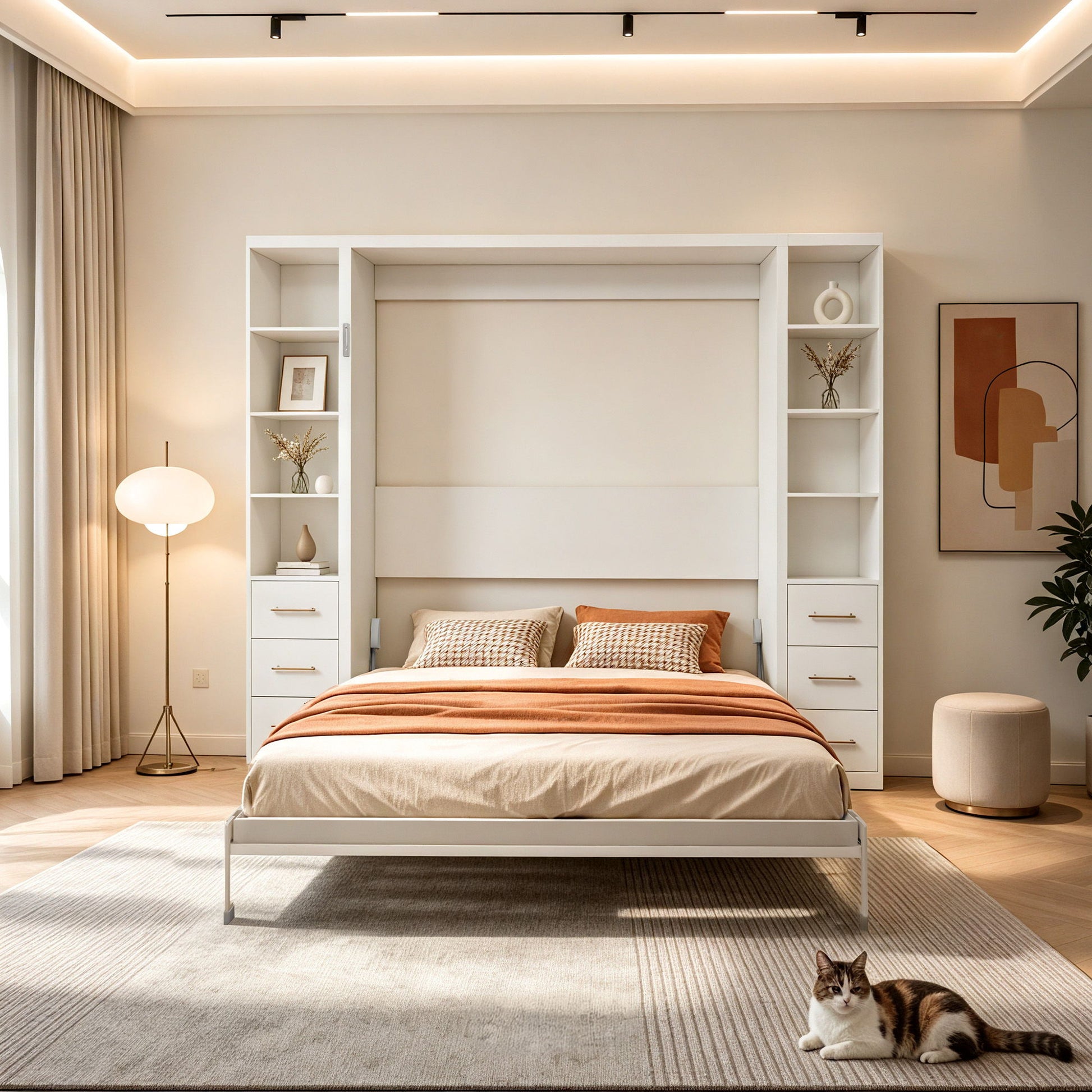 Folding Vertical Murphy Wall Bed - The Sleep Loft - Online Mattress Showroom NYC