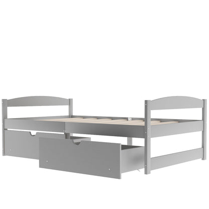 Platform Bed With 2 Drawers - The Sleep Loft - Online Mattress Showroom NYC
