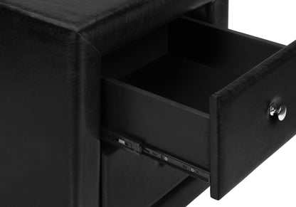 Nightstand, Storage Drawer Versatile Use, Upholstered, Transitional - The Sleep Loft - Online Mattress Showroom NYC