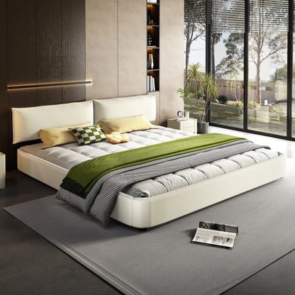 Cloud Bed Frame With Oversized Padded Movable Headboard - The Sleep Loft - Online Mattress Showroom NYC