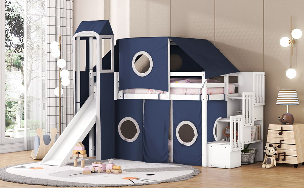 Loft Bed With Tent And Tower - The Sleep Loft - Online Mattress Showroom NYC
