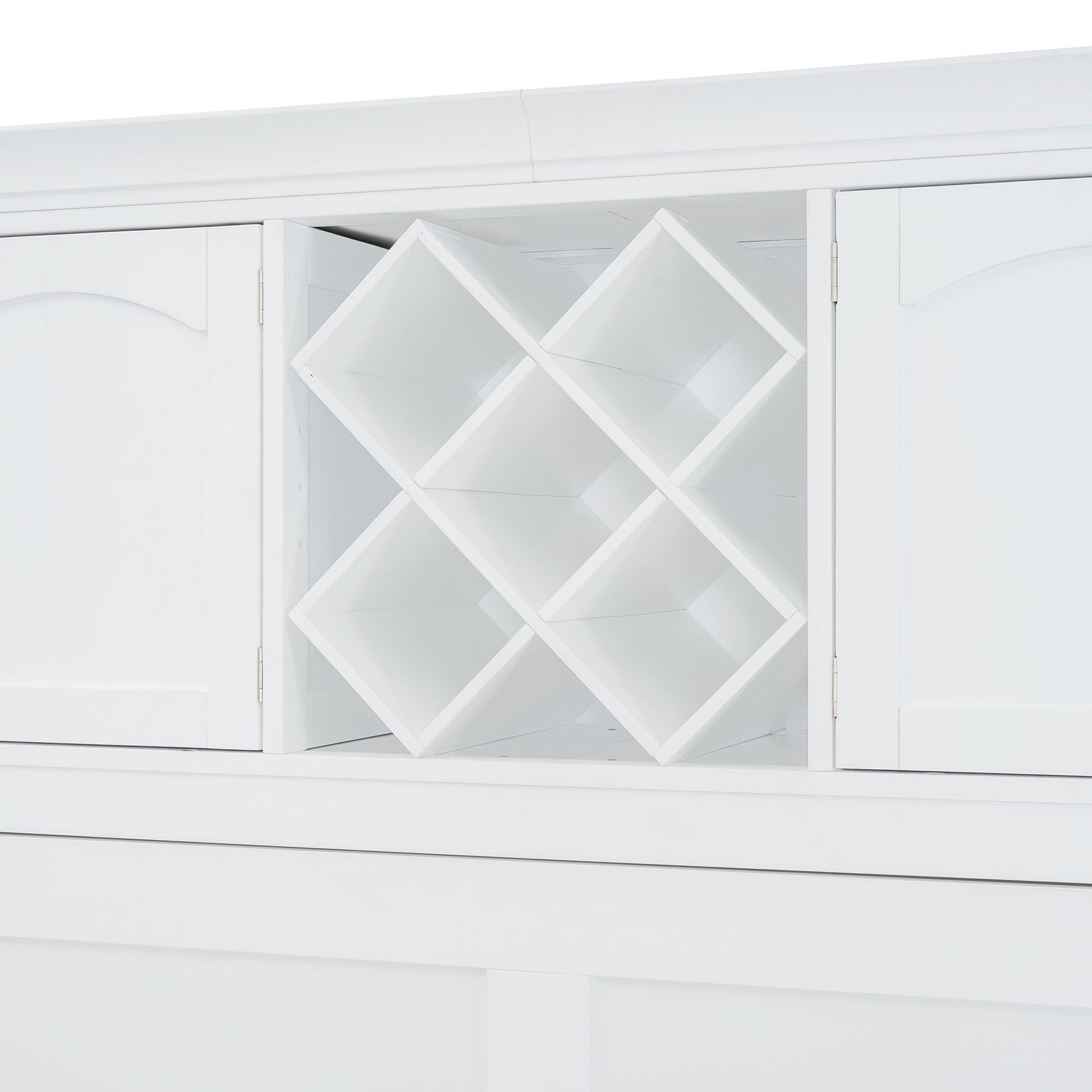 Murphy Wall Bed With Top Cabinets & Wine Rack - The Sleep Loft - Online Mattress Showroom NYC