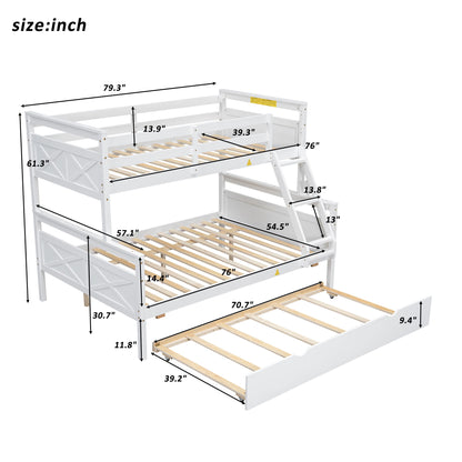 Bunk Bed With Ladder And Safety Guardrail - The Sleep Loft - Online Mattress Showroom NYC