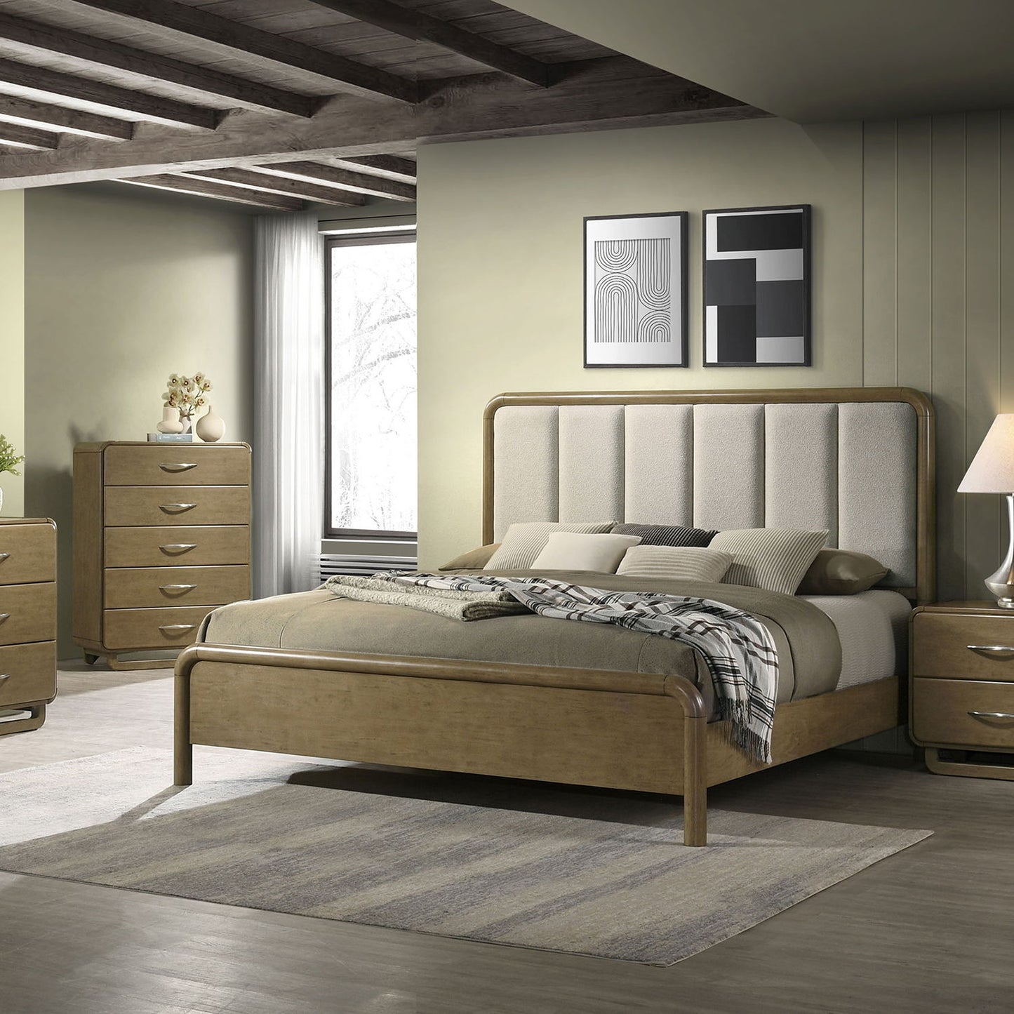 Tully - Queen Bed - Nutmeg Brown - The Sleep Loft - Online Mattress Showroom NYC