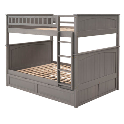 Bunk Bed With Twin Size Trundle, Guardrails - The Sleep Loft - Online Mattress Showroom NYC