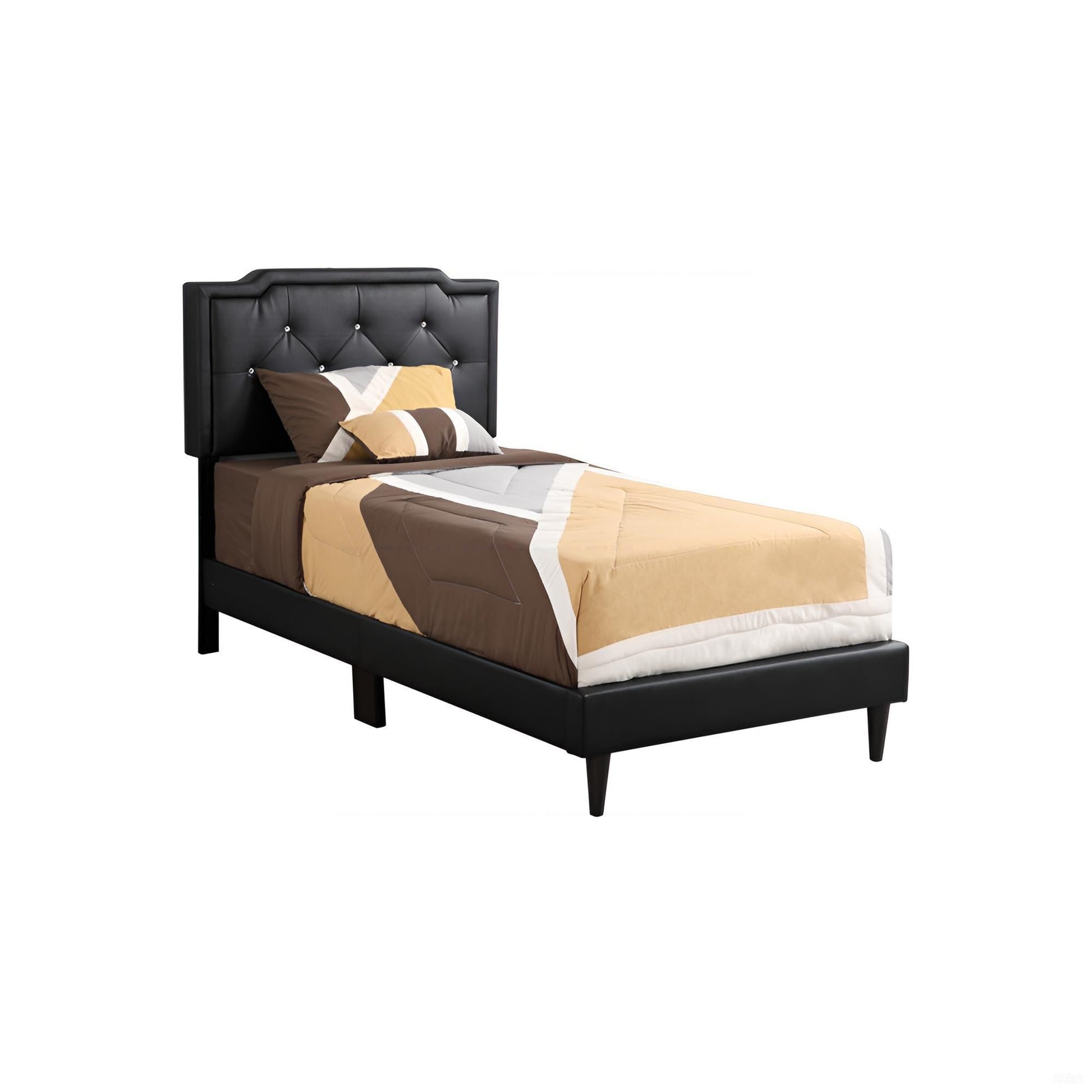 Button Tufted Bed Charming For Cozy Spaces - The Sleep Loft - Online Mattress Showroom NYC