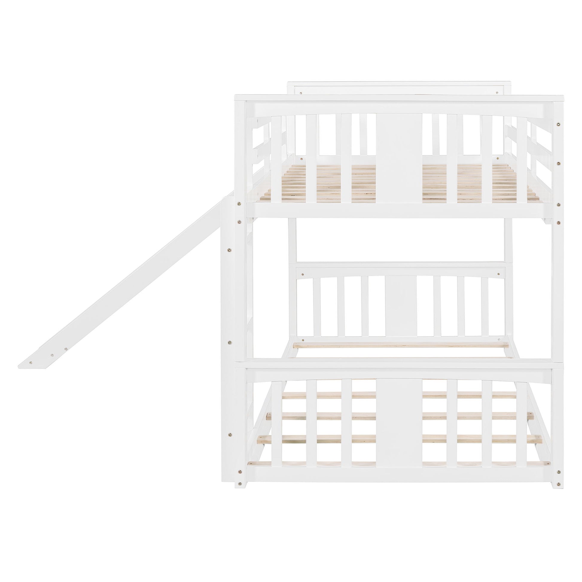 Bunk Bed With Convertible Ladder And Slide - The Sleep Loft - Online Mattress Showroom NYC