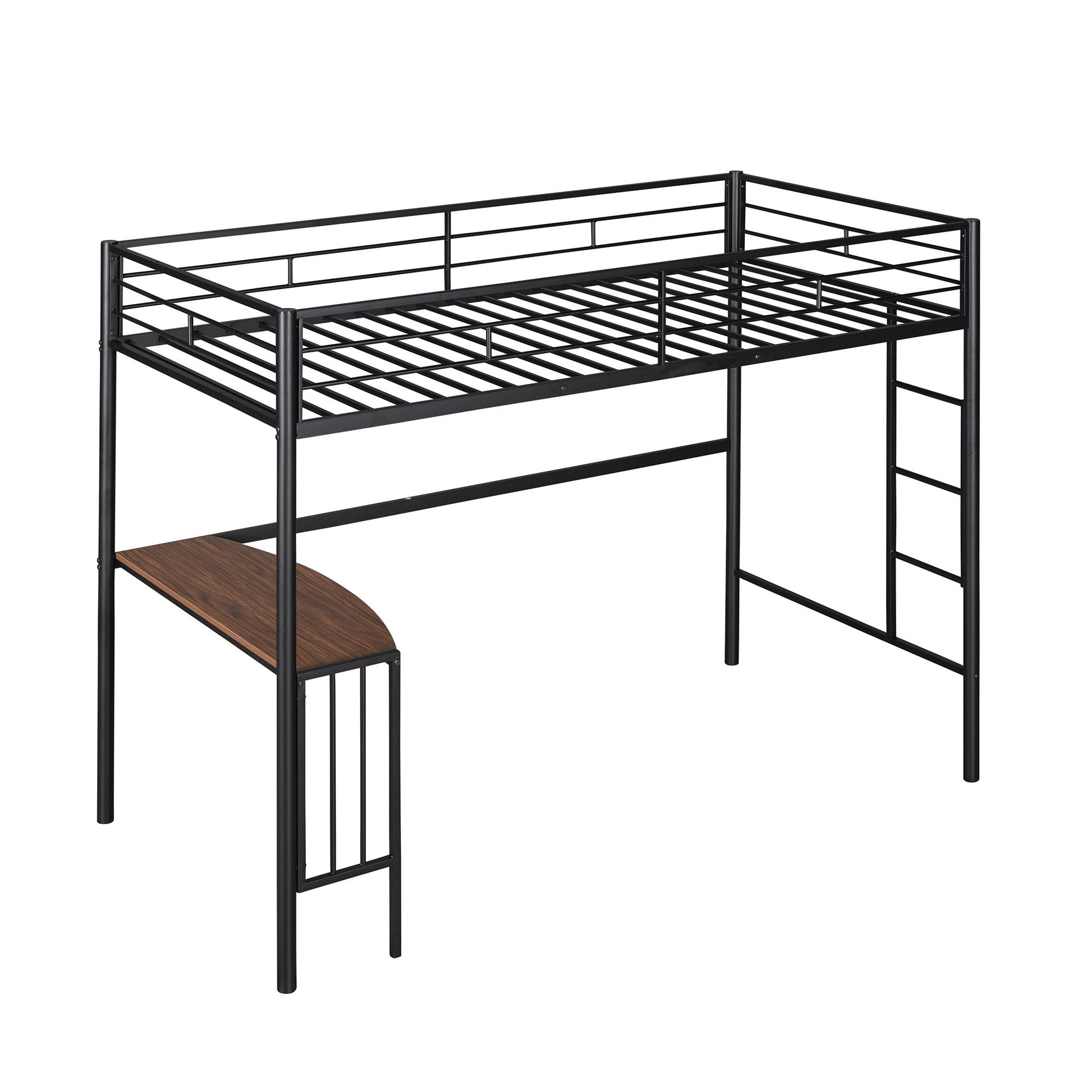 Bunk Bed With Desk, Ladder And Quality Slats For Bedroom - The Sleep Loft - Online Mattress Showroom NYC