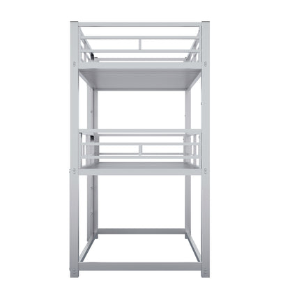 Triple Bunk Bed With Sturdy Construction And Space Saving Design - The Sleep Loft - Online Mattress Showroom NYC