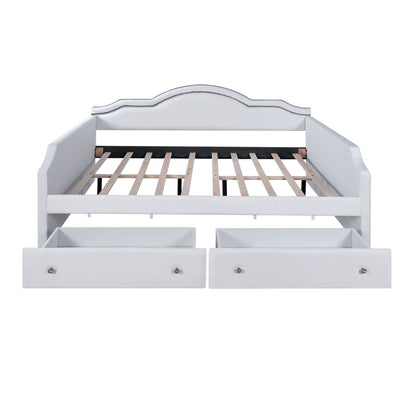 Upholstered Daybed With LED Lights And 2 Drawersme - The Sleep Loft - Online Mattress Showroom NYC