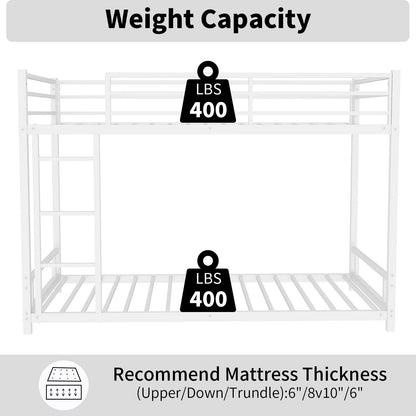 Bunk Bed With Noise Reduction And Safety Guardrail - The Sleep Loft - Online Mattress Showroom NYC