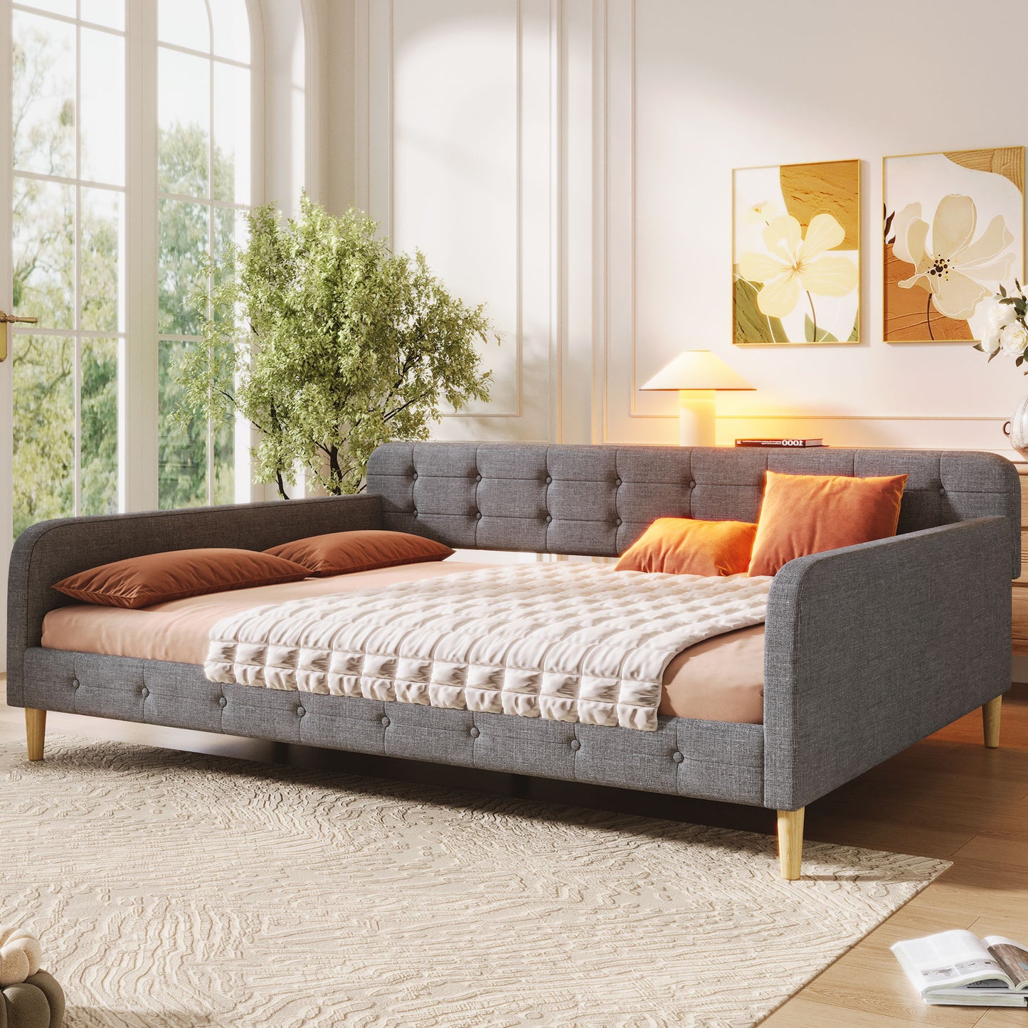 Upholstered Daybed - The Sleep Loft - Online Mattress Showroom NYC