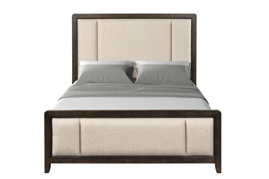 Upholstered Headboard & Footboard With Traditional Styling Bed - The Sleep Loft - Online Mattress Showroom NYC
