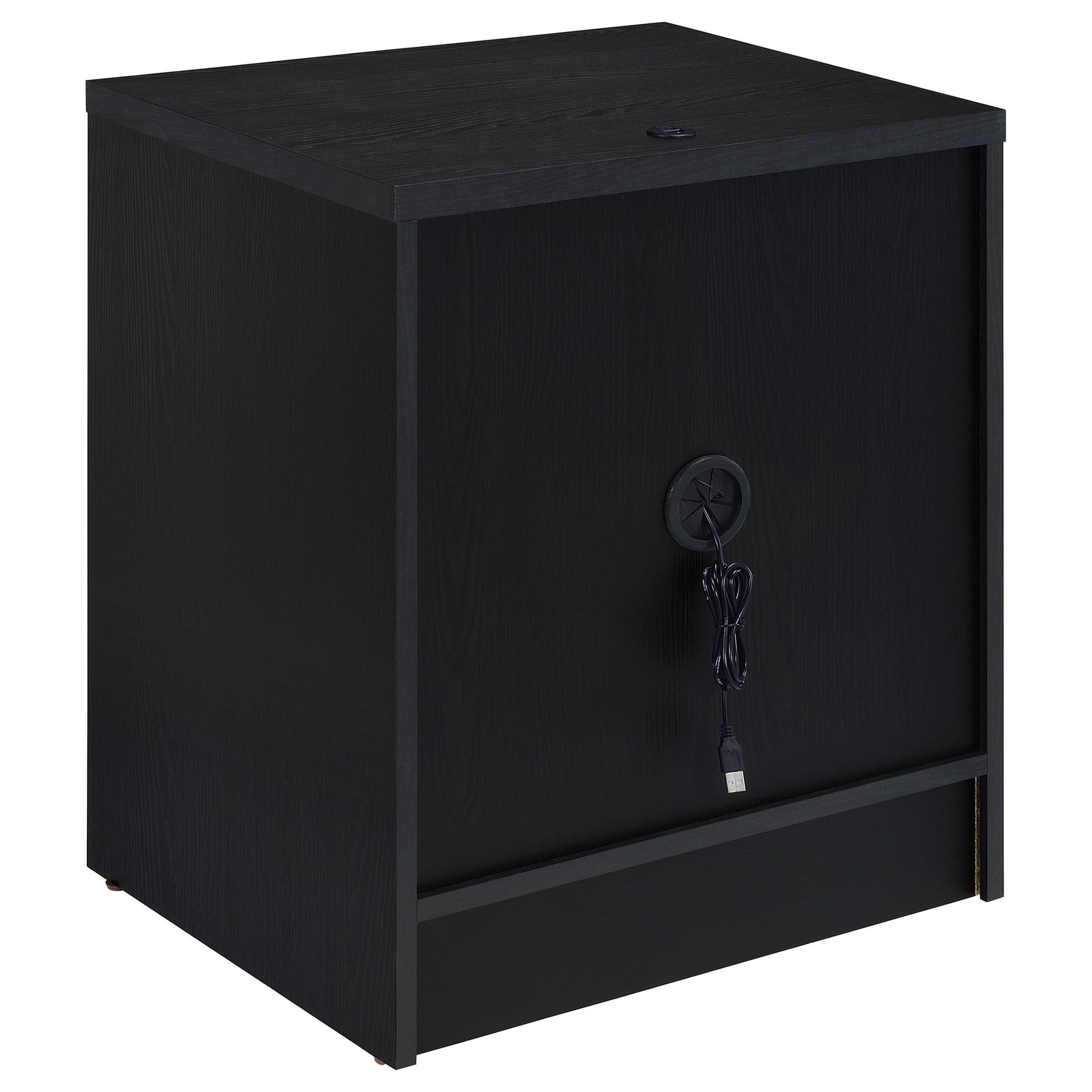 Geary - 2 Drawer Nightstand With LED Lights And USB Charging Ports - The Sleep Loft - Online Mattress Showroom NYC