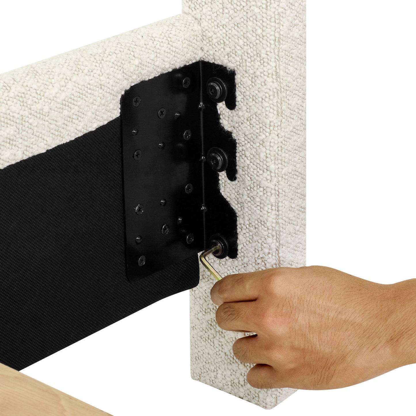 Upholstered Headboard Platform Bed