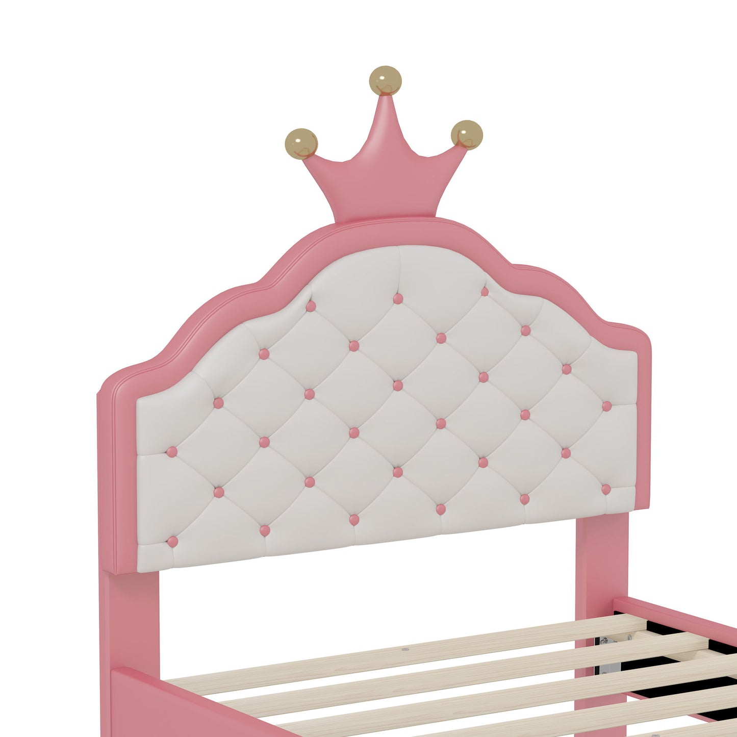 Lovely Crown Fantasy Princess Bed With Tufted Headboard - The Sleep Loft - Online Mattress Showroom NYC