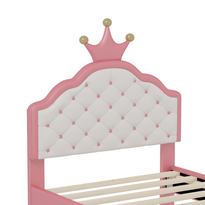 Lovely Crown Fantasy Princess Bed With Tufted Headboard - The Sleep Loft - Online Mattress Showroom NYC