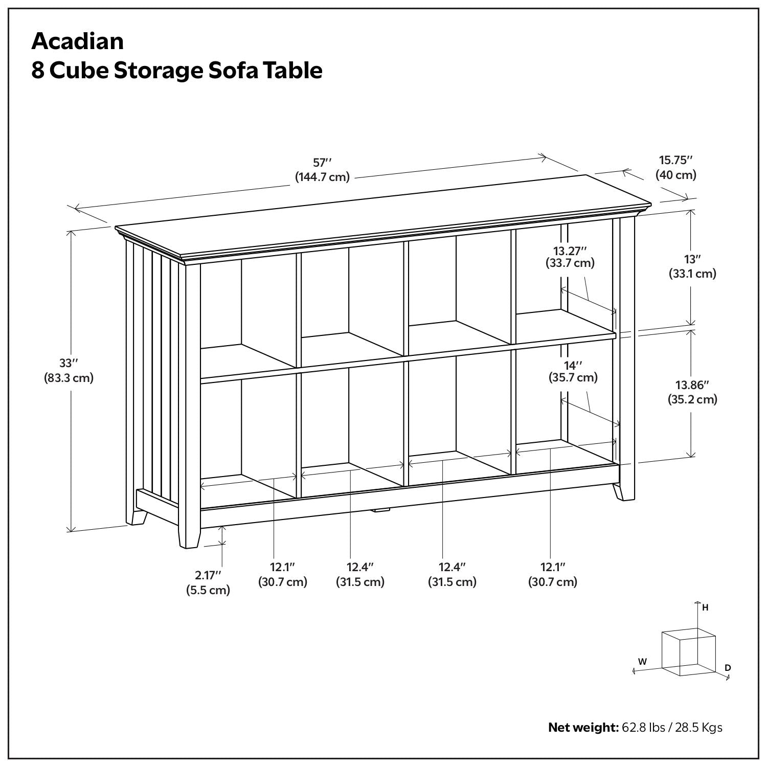 Acadian - Handcrafted Cube Storage - The Sleep Loft - Online Mattress Showroom NYC