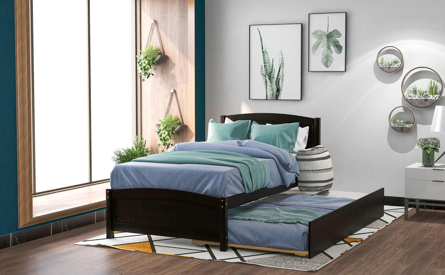 Platform Bed & Headboard, Footboard And Wood Slat Support - The Sleep Loft - Online Mattress Showroom NYC