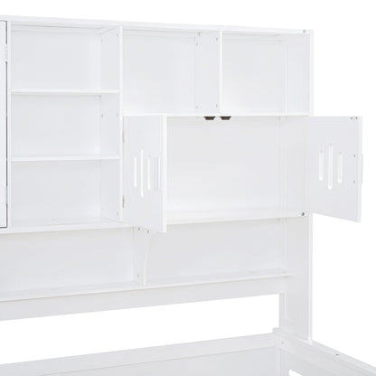 Daybed With All-In-One Cabinet And Shelf - The Sleep Loft - Online Mattress Showroom NYC