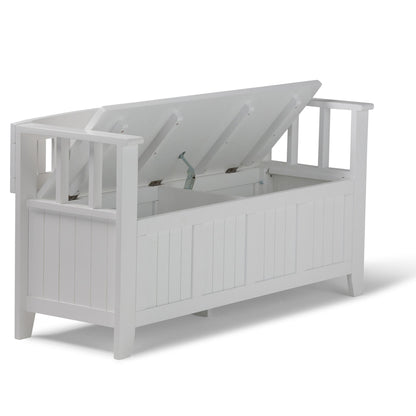 Acadian - Entryway Storage Bench, Handcrafted - The Sleep Loft - Online Mattress Showroom NYC