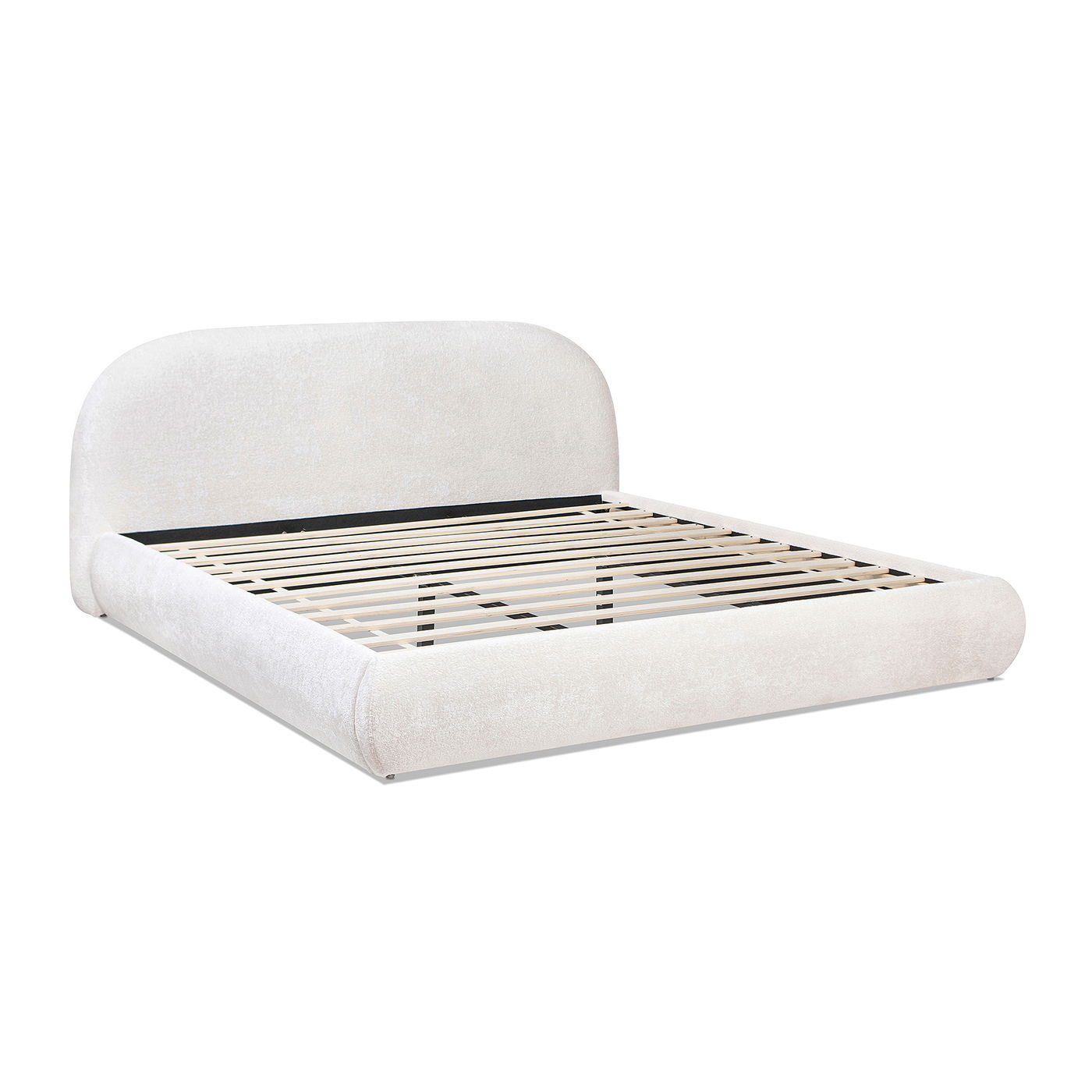Archie Puffy Grounded - Upholstered Platform Bed - The Sleep Loft - Online Mattress Showroom NYC