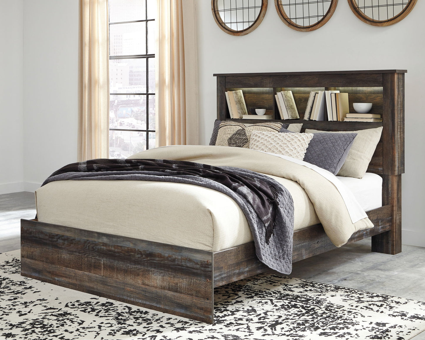 Drystan - Panel Bookcase Bed - The Sleep Loft - Online Mattress Showroom NYC