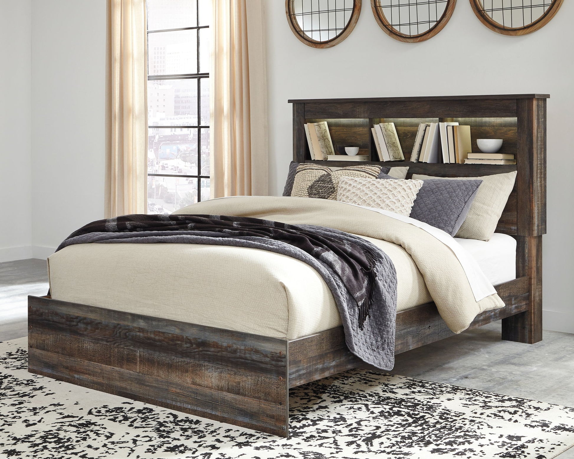 Drystan - Panel Bookcase Bed - The Sleep Loft - Online Mattress Showroom NYC