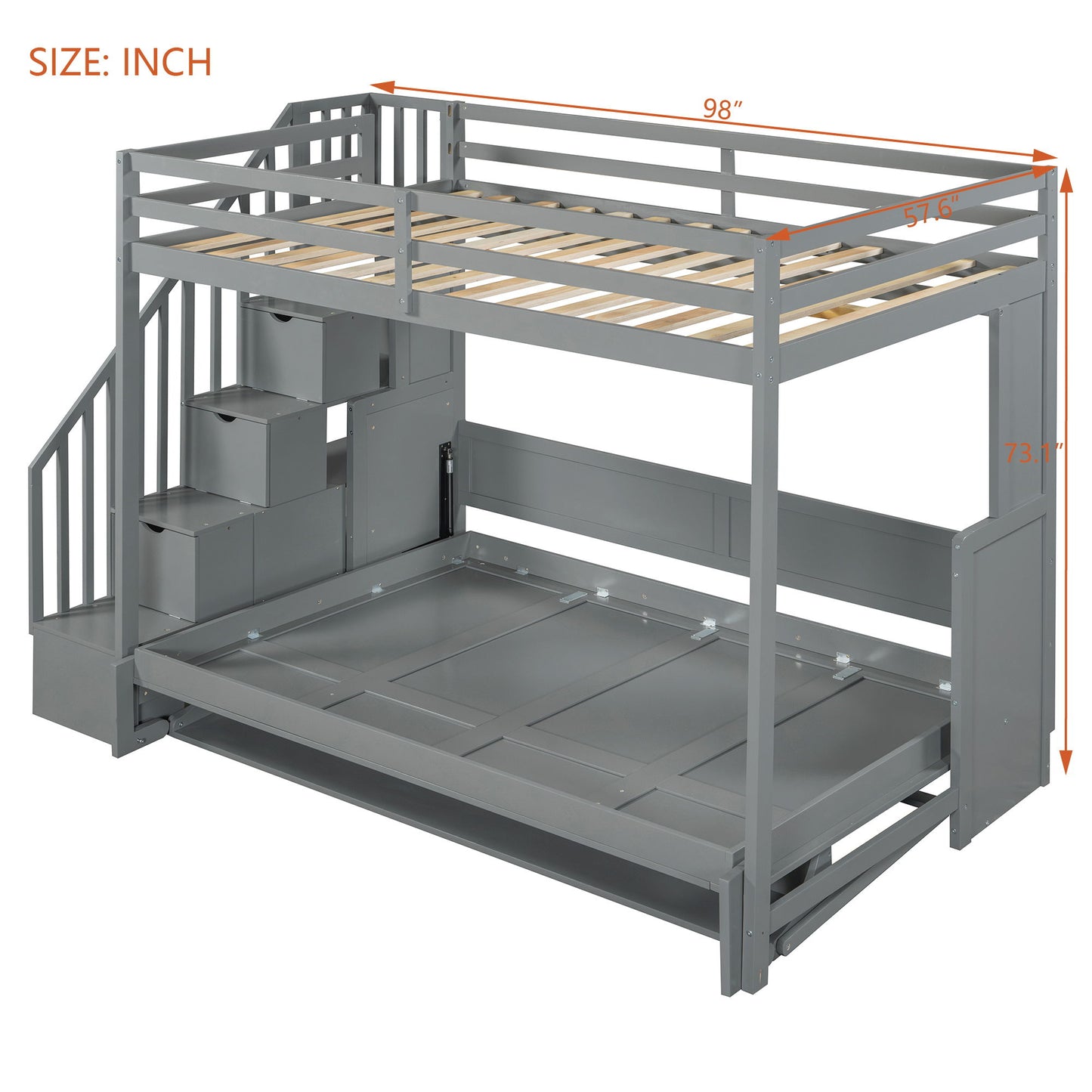 Murphy Bed With Smart Hydraulic System And Desk Design - The Sleep Loft - Online Mattress Showroom NYC