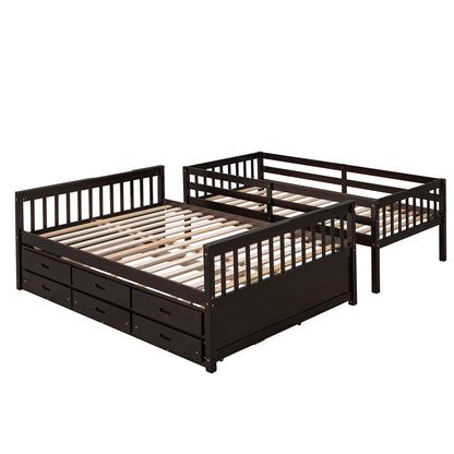 Bunk Bed With Twin Size Trundle And Drawers - The Sleep Loft - Online Mattress Showroom NYC