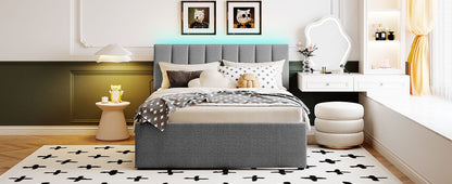 Upholstered Platform Bed With Trundle - The Sleep Loft - Online Mattress Showroom NYC