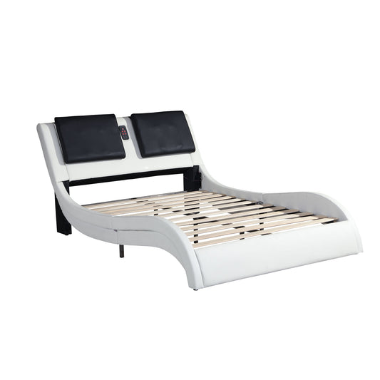 Platform Bed Frame With LED Lighting, tooth Music, Vibration Massage - The Sleep Loft - Online Mattress Showroom NYC