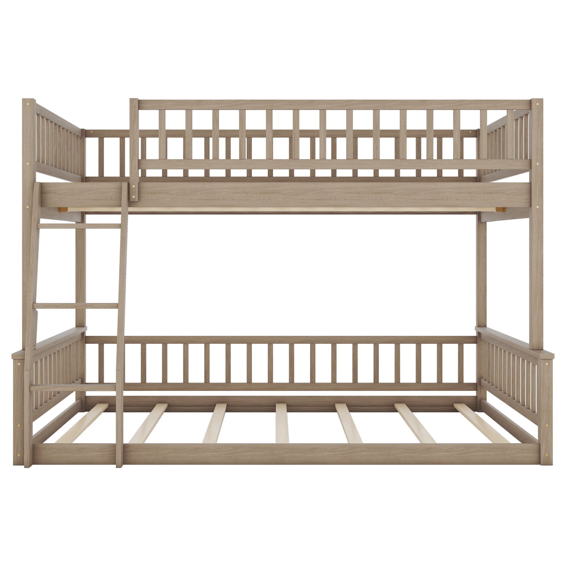 Bunk Bed With Ladder And Guardrails - The Sleep Loft - Online Mattress Showroom NYC