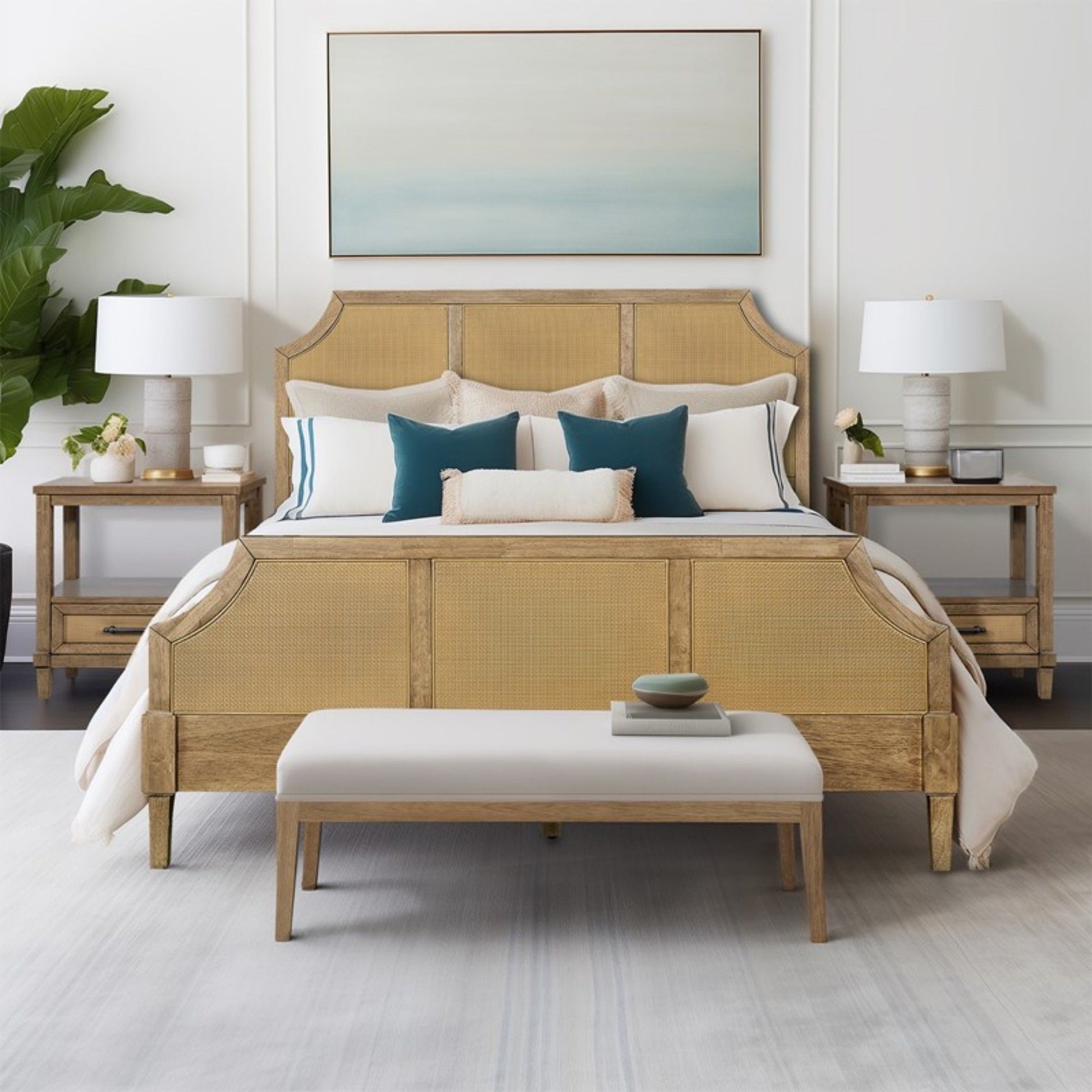 Lily Pond - Queen Platform Bed Toasted - Natural - The Sleep Loft - Online Mattress Showroom NYC