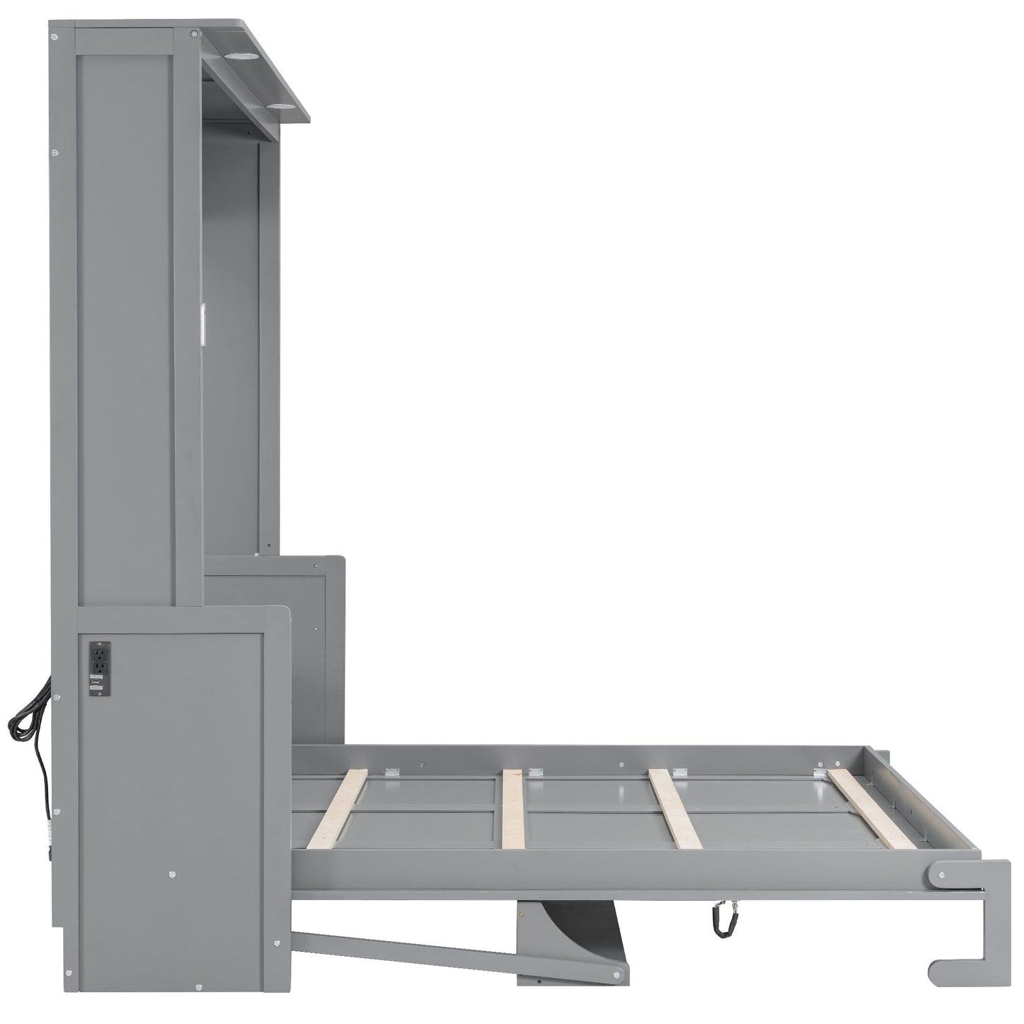 Murphy Bed With Desk, LED Lights & USB Charging Station - The Sleep Loft - Online Mattress Showroom NYC