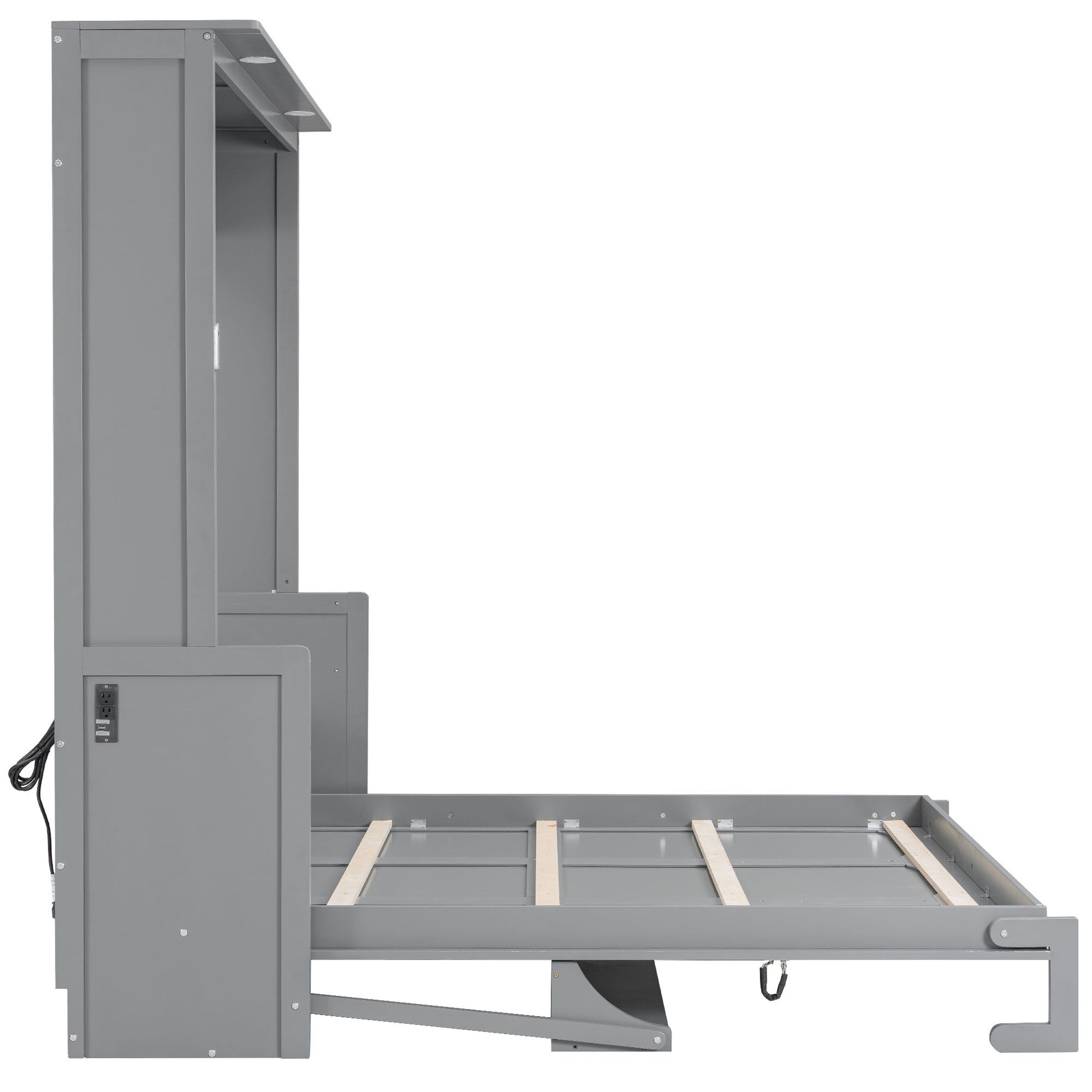 Murphy Bed With Desk, LED Lights & USB Charging Station - The Sleep Loft - Online Mattress Showroom NYC