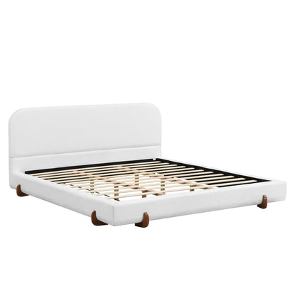 Elegant Upholstered Bed Frame - The Sleep Loft - Online Mattress Showroom NYC