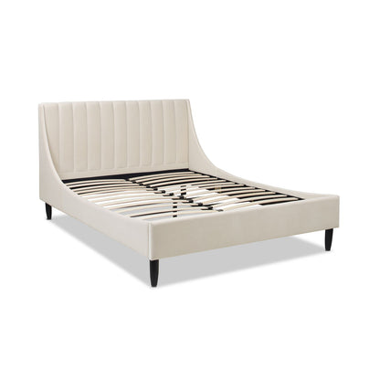 Aspen - Vertical Tufted Modern Headboard Platform Bed Set - The Sleep Loft - Online Mattress Showroom NYC