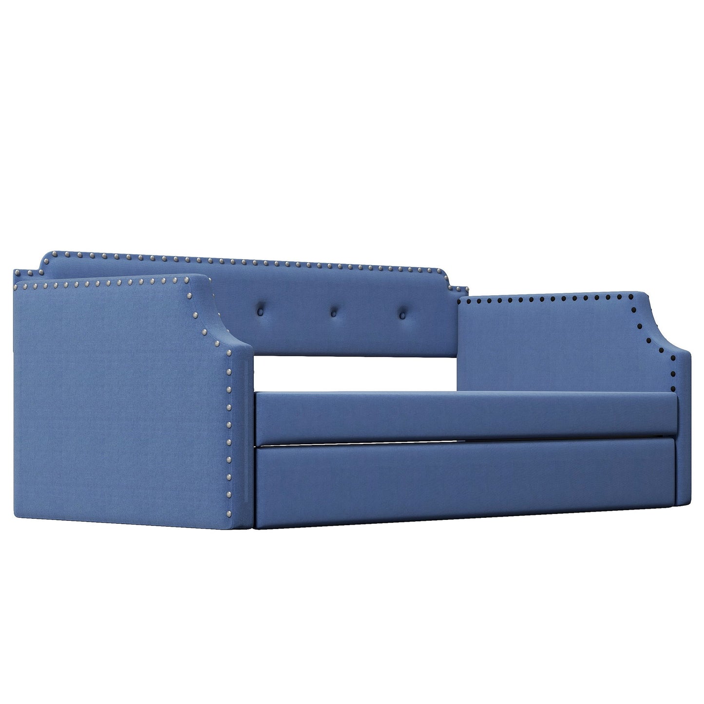 Upholstered Daybed With Trundle - The Sleep Loft - Online Mattress Showroom NYC