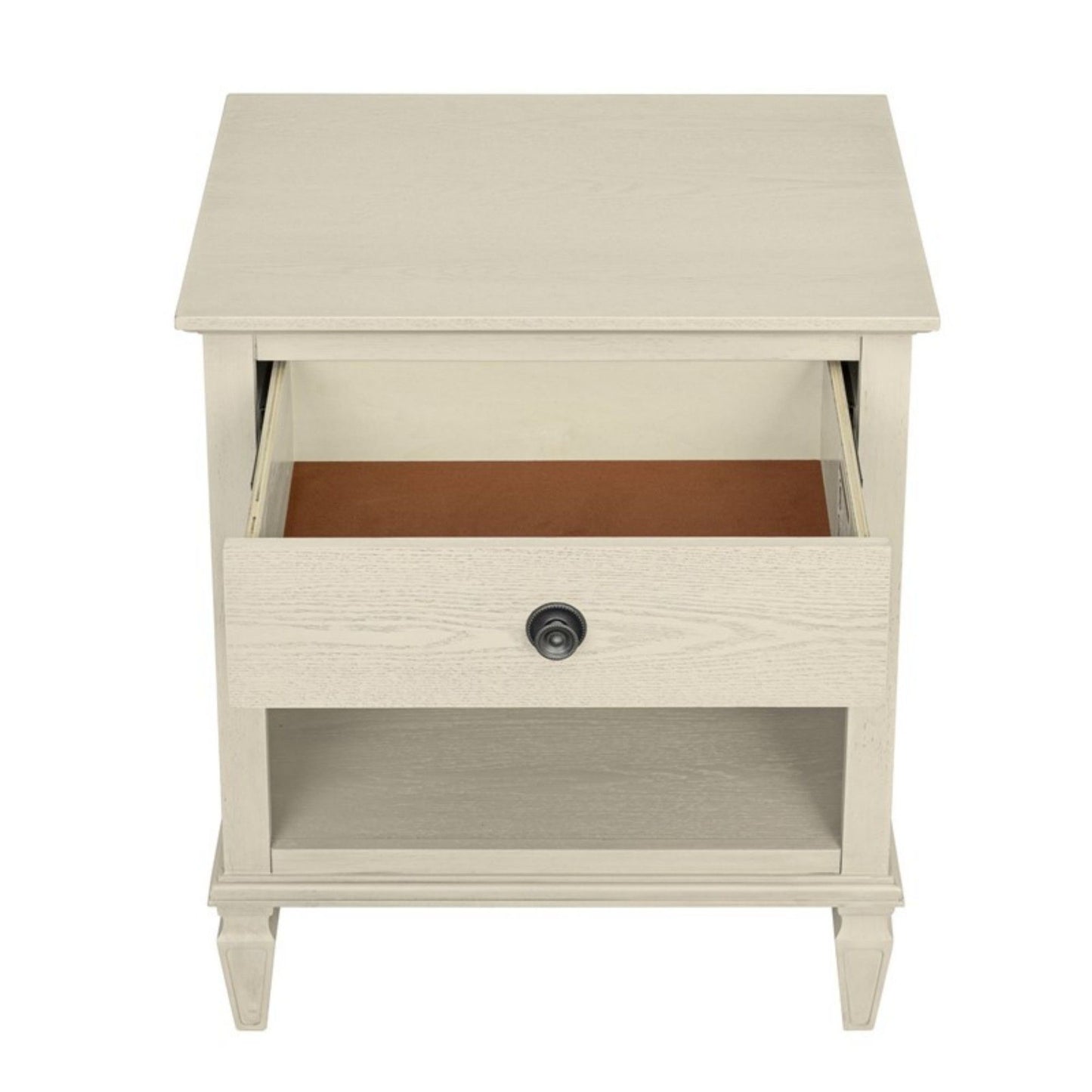 Victoria - Nightstand With Open Storage - The Sleep Loft - Online Mattress Showroom NYC