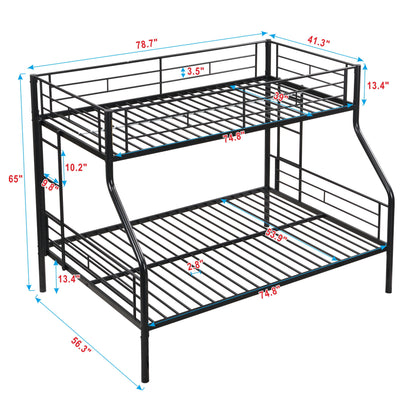 Modern Metal Bunk Bed - The Sleep Loft - Online Mattress Showroom NYC