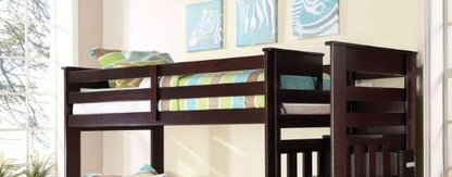 Allentown - Twin / Twin Bunk Bed With Trundle Storage - Espresso - The Sleep Loft - Online Mattress Showroom NYC