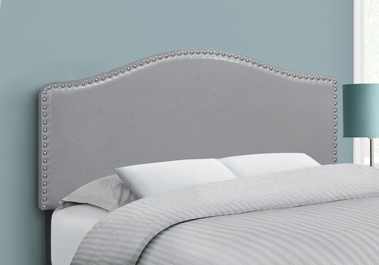 Full Size, Bed Headboard Only, Upholstered Transitional - Gray - The Sleep Loft - Online Mattress Showroom NYC