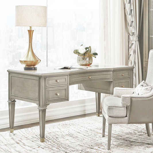 Dauphin - 5 Drawer Executive Desk - The Sleep Loft - Online Mattress Showroom NYC