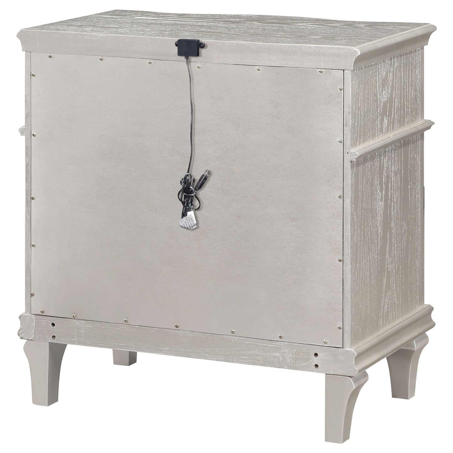 Evangeline - 3 Drawer Nightstand - Oak - The Sleep Loft - Online Mattress Showroom NYC