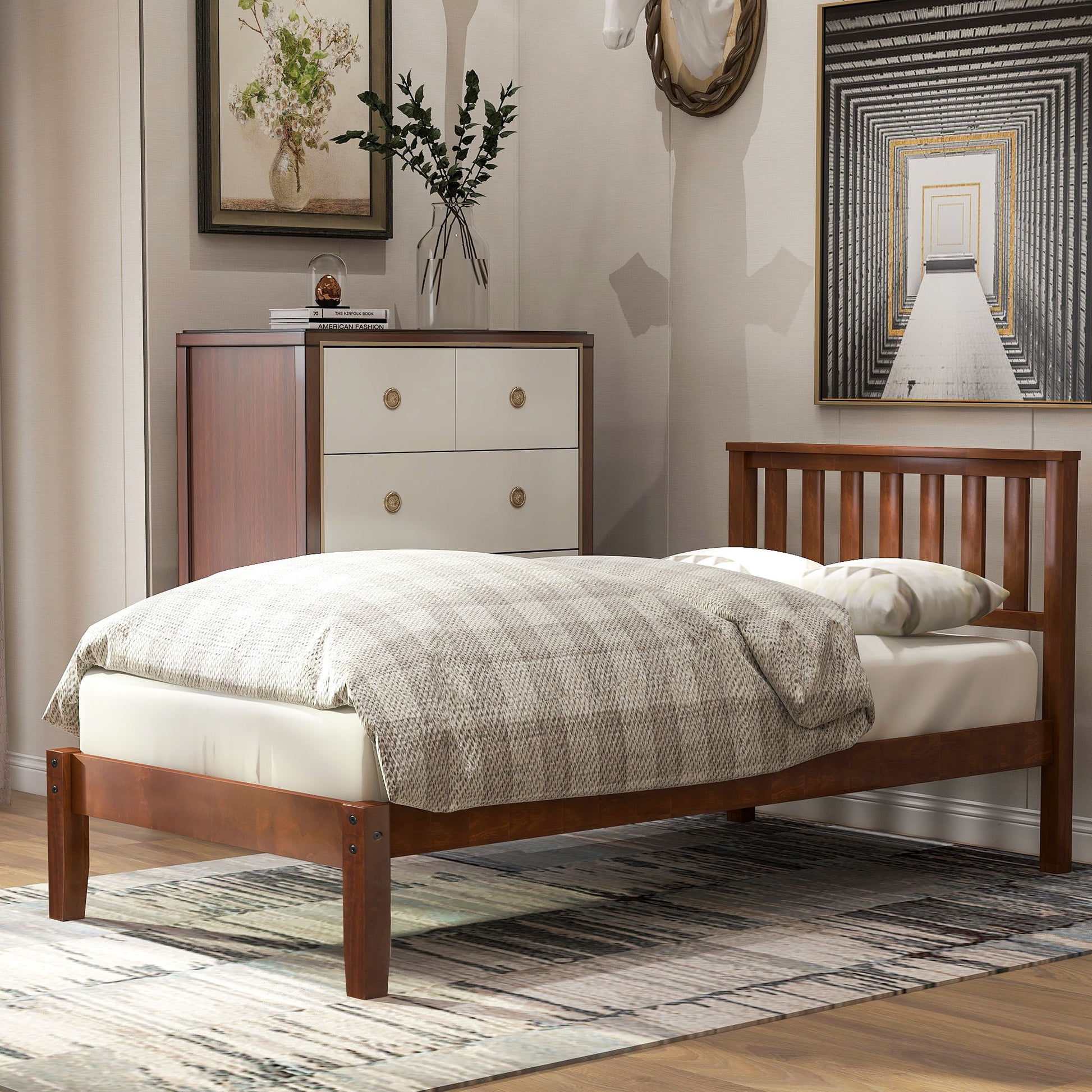 Platform Bed With Headboard, Footboard, Slat Support - The Sleep Loft - Online Mattress Showroom NYC