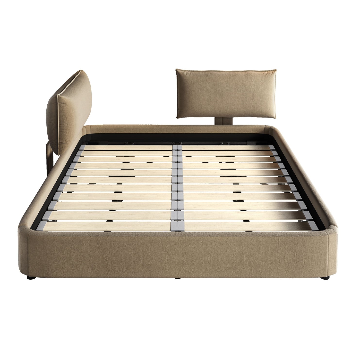 Cloud Bed Frame With Oversized Padded Movable Headboard - The Sleep Loft - Online Mattress Showroom NYC